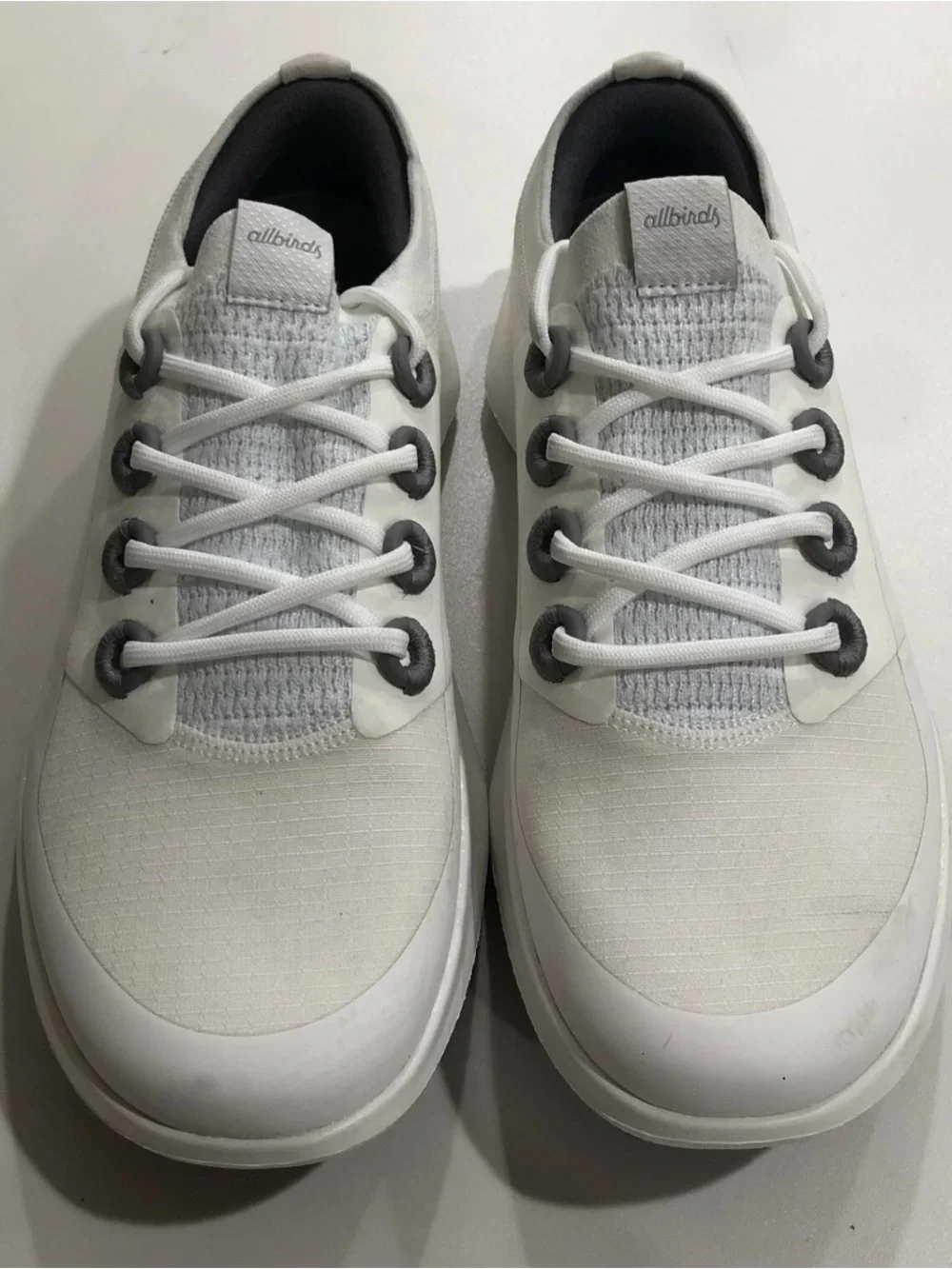 Allbirds Men’s White Casual Lace-Up Sneakers Blizzard Golf 10.5